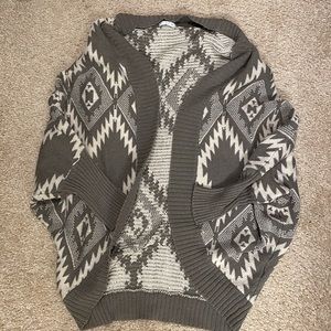 Aztec cocoon sweater